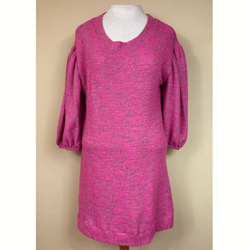 Anthropologie Saturday/Sunday Lyla Cozy Tunic Dress in Pink Size Small Petite - Picture 4 of 11